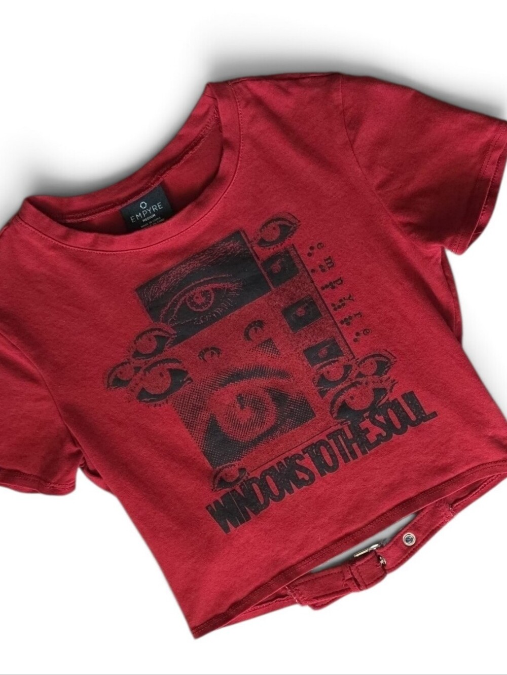 Empyre 'Windows to the Soul' Print Crop With Buckle-Medium